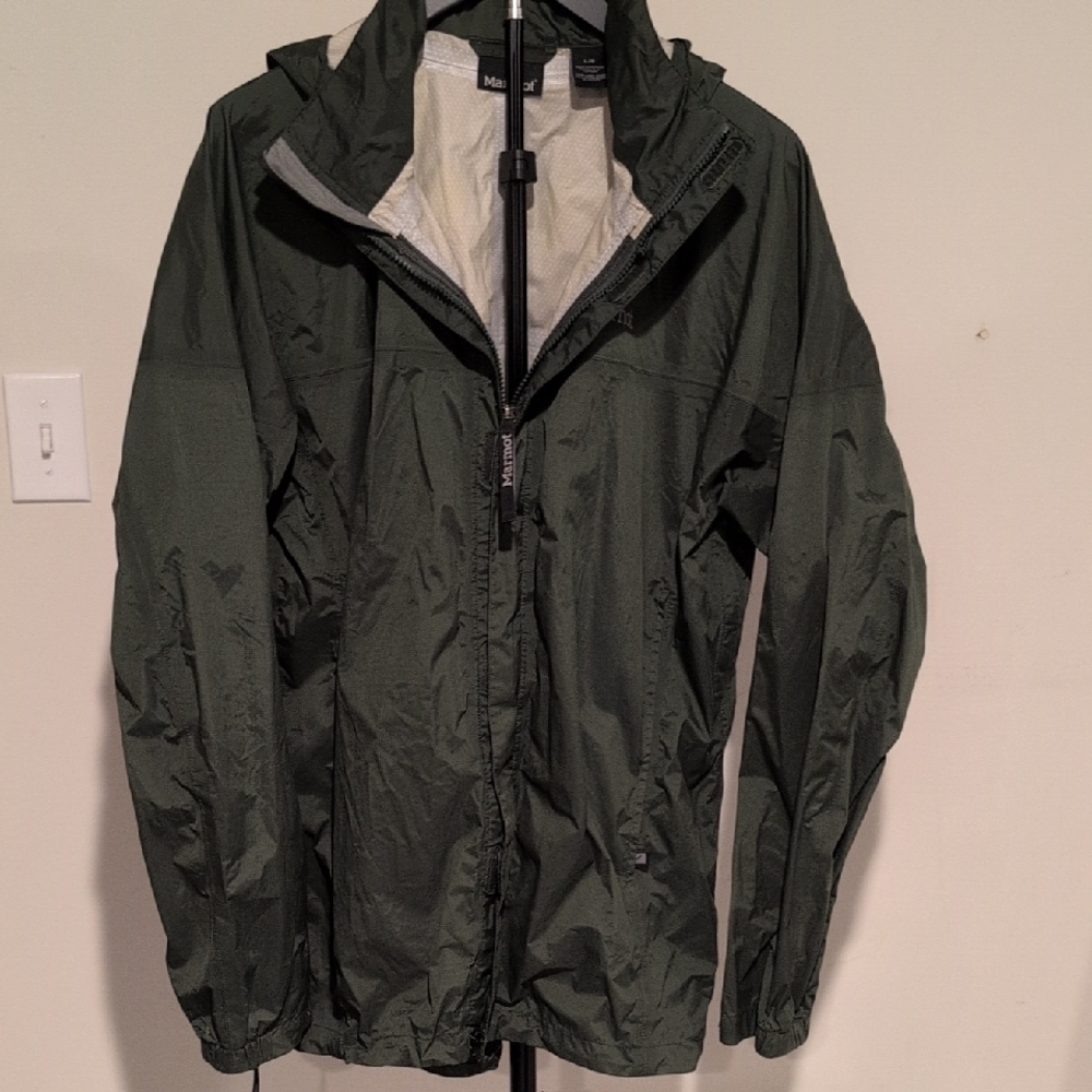Marmot Forest Green Rain Shell